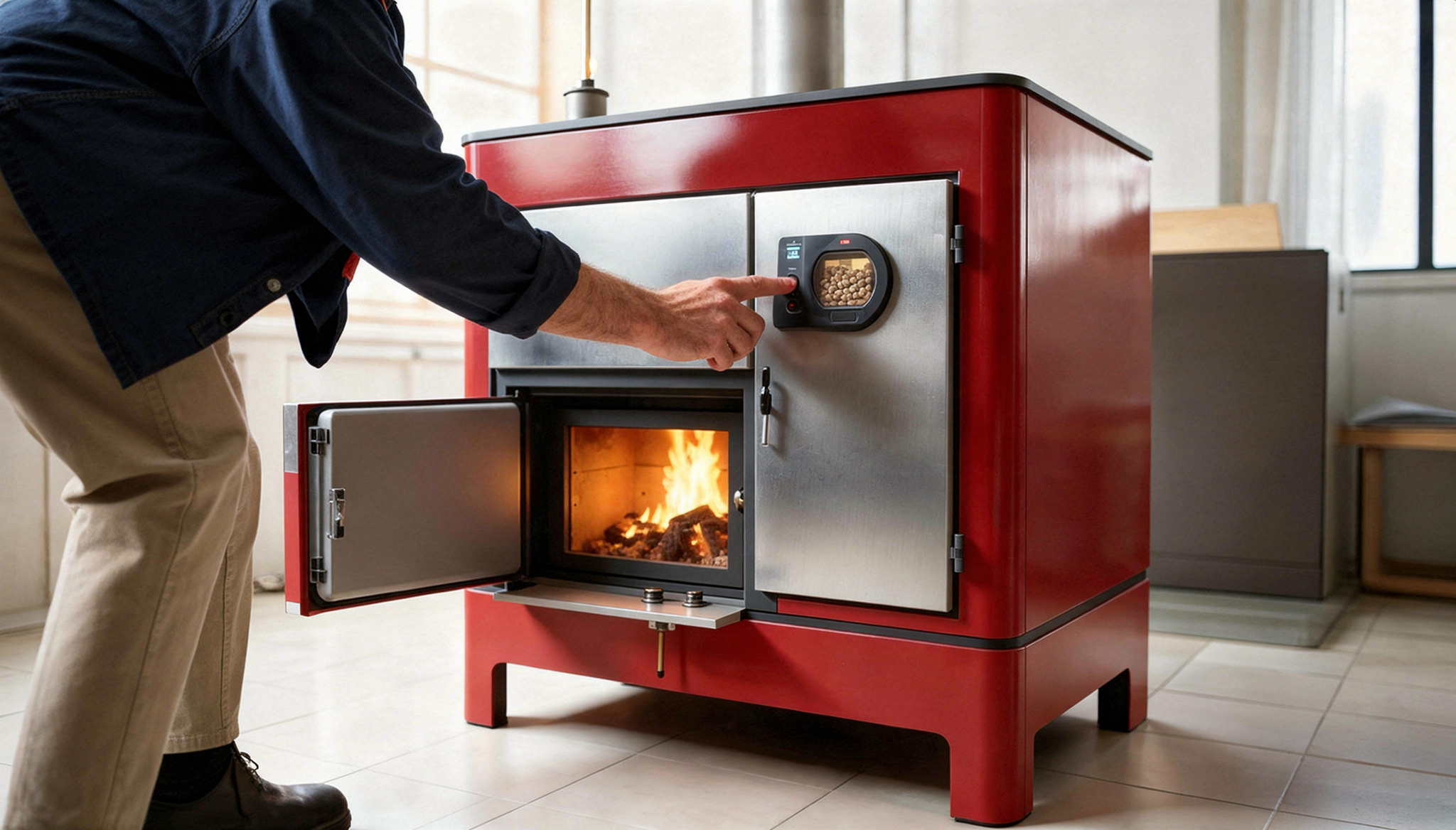 nadmuch i podawanie po zmianie partii paliwa