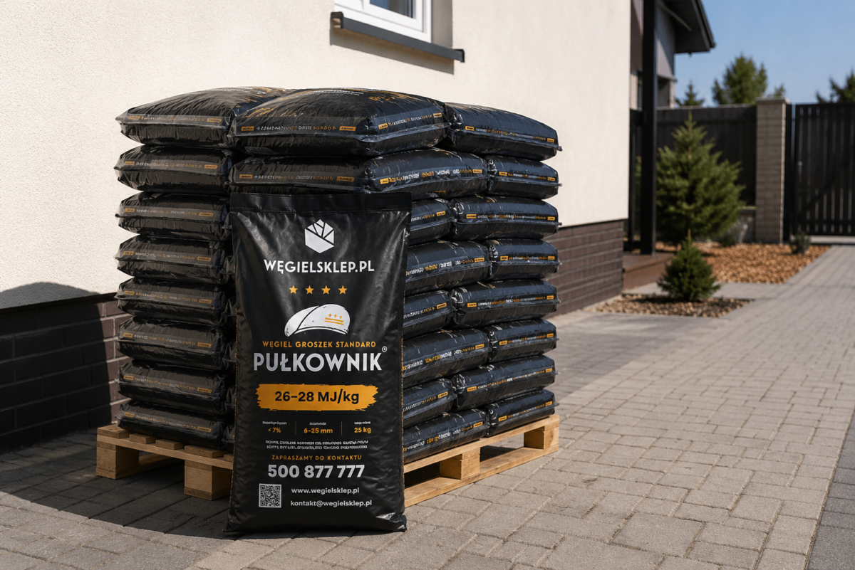 paleta węgla workowanego pułkownik