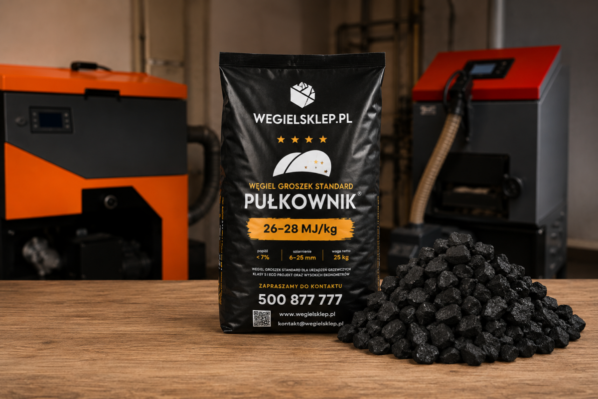 węgiel groszek do podajnika ślimakowego i do tłokowego