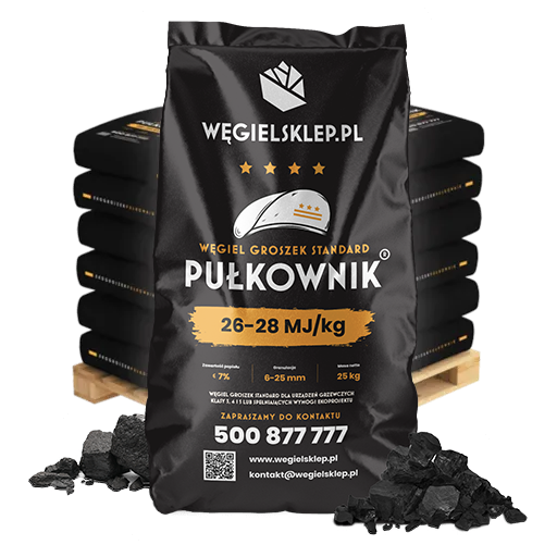 Ekogroszek Węgiel Groszek Pułkownik Workowany